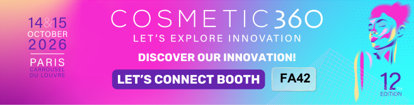 Cosmetic 360 trade show, Paris, 14/15th octobre